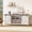 Brown, variant on TV Stand for 75 Inch TV Farmhouse Entertainment Center with Sliding Barn Doors 66 Inch Media Console