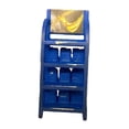 thumbnail image 1 of FashionCha Miniature Oil Rack 1/64 Scale Car Oil Display Rack Ornament Resin Auto Shelf Model Realistic Workshop Accessory Suitable for Collectors Repair Shop Display blue, 1 of 8