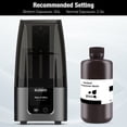 thumbnail image 3 of ELEGOO Standard LCD 3D Printer Resin, Fast UV-Curing 3D 405nm UV Resin Photopolymer Resin for High Precision Rapid LCD 3D Printing Black 1000G, 3 of 6