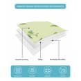 thumbnail image 5 of Quilts Full Size Bedding Set, Spring Botanical Lightweight Quilted Comforter, Green Ivy Ferns Oak Leaves Yellow Soft Reversible Bedspread Coverlet with Pillow Covers for All Season, 78" x 90", 5 of 7