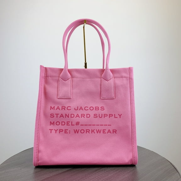 Marc Jacobs 4S4HTT001H02 Canvas Standard Supply Large Tote Bag in Candy Pink