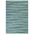 thumbnail image 2 of Transocean MNA80805204 Liora Manne Marina Stripes Indoor & Outdoor Rug, Aqua - 7 ft. 10 in. x 9 ft. 10 in., 2 of 6