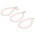 thumbnail image 3 of 3 Pulseras De Cuentas De Perlas, 12 Mm, 3 Estilos, Elegantes Y Delicadas Hebras De Cuentas De Perlas, Pulsera Elástica De Moda Que No Se Deslustra Con Cabeza De Camarón, 3 of 7