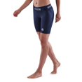 thumbnail image 3 of Pantalones cortos de compresión SKINS SERIES-1 para mujer azul marino, 3 of 9