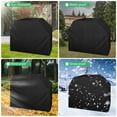thumbnail image 3 of NEWEEN Grill Cover 58 inch BBQ Gas Grill Cover for Outdoor Grill, Waterproof, Anti-UV, Rip-Proof, Fade Resistant Material, Barbecue Cover with Storage Bag & Adjustable Hem Drawstring, Black, 3 of 10