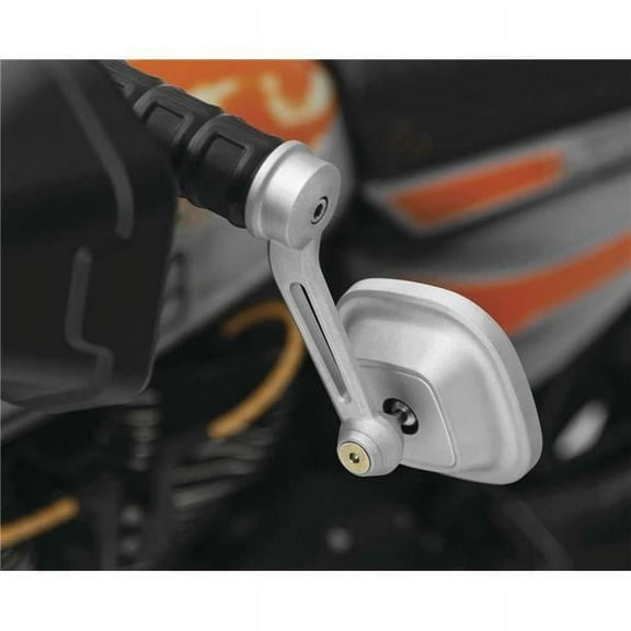 Kuryakyn 6656 Dillinger Bar End Mirrors - Silver