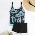 thumbnail image 5 of Traje de baño tankini de verano para mujer, talla grande, estampado, bikini dividido, traje de baño de dos piezas para mujer, trajes de baño tankini para mujer, traje de baño de 2 piezas para mujer, t, 5 of 5