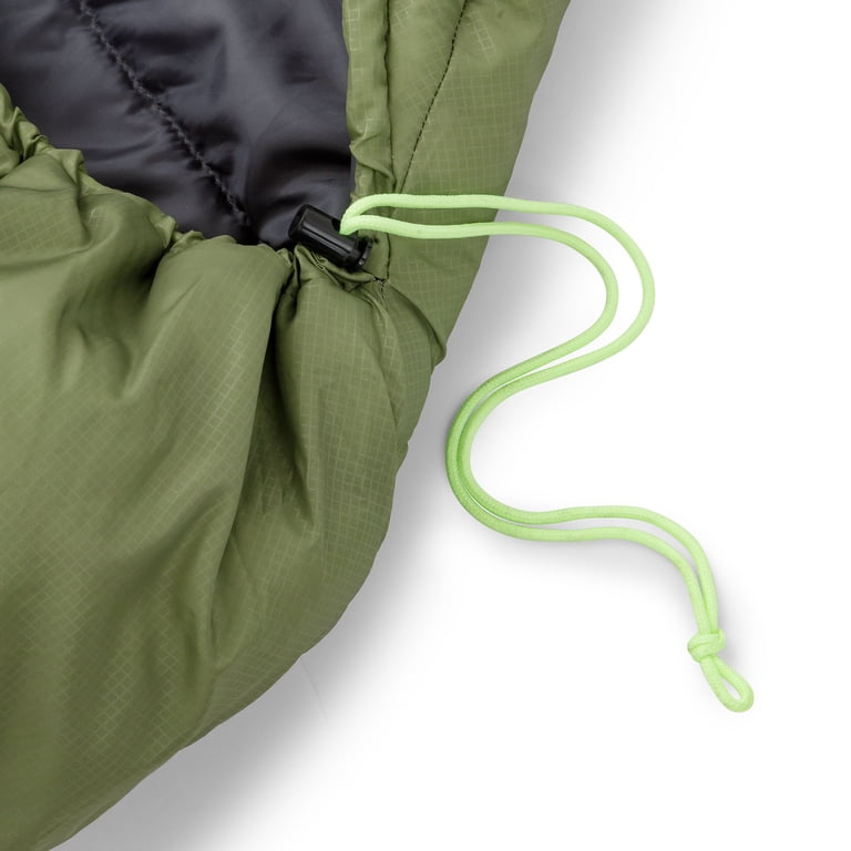 Ozark Trail Sleeping Bag 50F Compact Mummy Green 88.6x31.5 inches