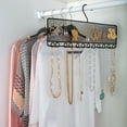 thumbnail image 3 of Simplify 12 Hook Jewelry Organizer Hanger in Black Steel, 3 of 8