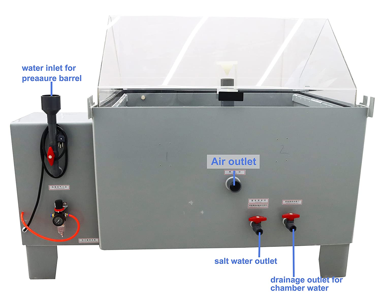 270L Salt Spray Chamber Fog Test for Laboratory Corrosion ABS Shell Corrosion Resistance Test