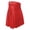 Red, variant on Mens Fashion Scottish Style Leather Kilt