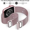 thumbnail image 3 of Magnetic Band Compatible with Apple Watch 38mm 40mm 41mm 42mm 44mm 45mm, Stainless Steel Mesh Milanese Strap with Adjustable Loop, Metal band for iWat, 3 of 4