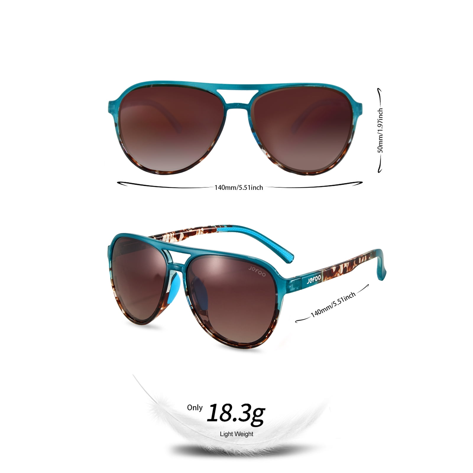 Polarized Aviator Sunglasses for Women Men Retro Trendy Sports Sunglasses for Outdoor UV400 Protection