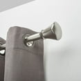 thumbnail image 3 of hometrends Rope Ball 1" Drapery Rod Set 36-66" Nickel, 3 of 3