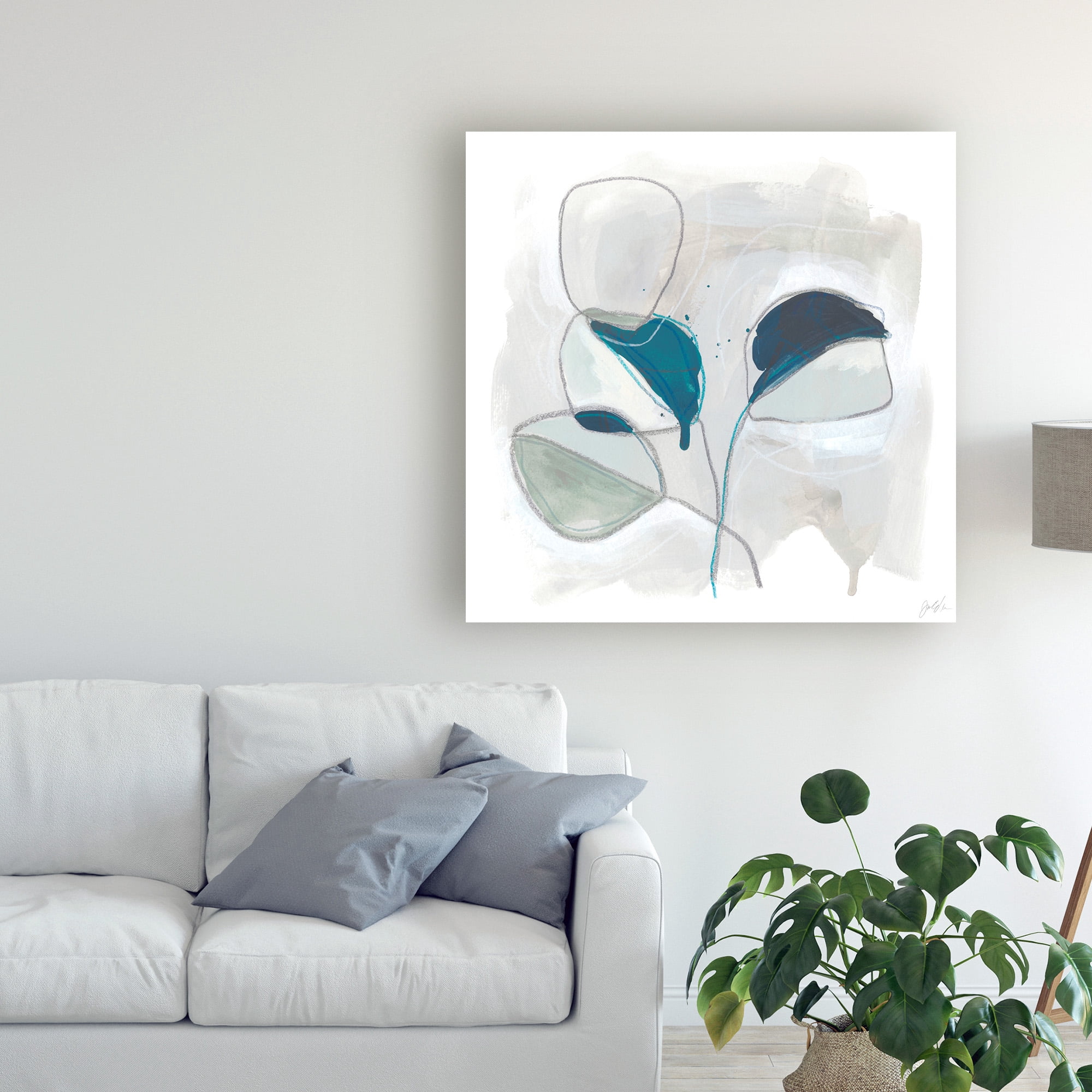 Trademark Fine Art 'Elliptic Posey III' Canvas Art by June Erica Vess