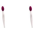 thumbnail image 3 of Cepillo de labios Soidarity Suavidad Tampón de silicona multicolor Removedor de comedón multipropósito 2Conjunto Violeta, 3 of 6
