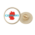 thumbnail image 1 of Mapa de Berlin Alemania Europa Broche de oro metálico circular, 1 of 3