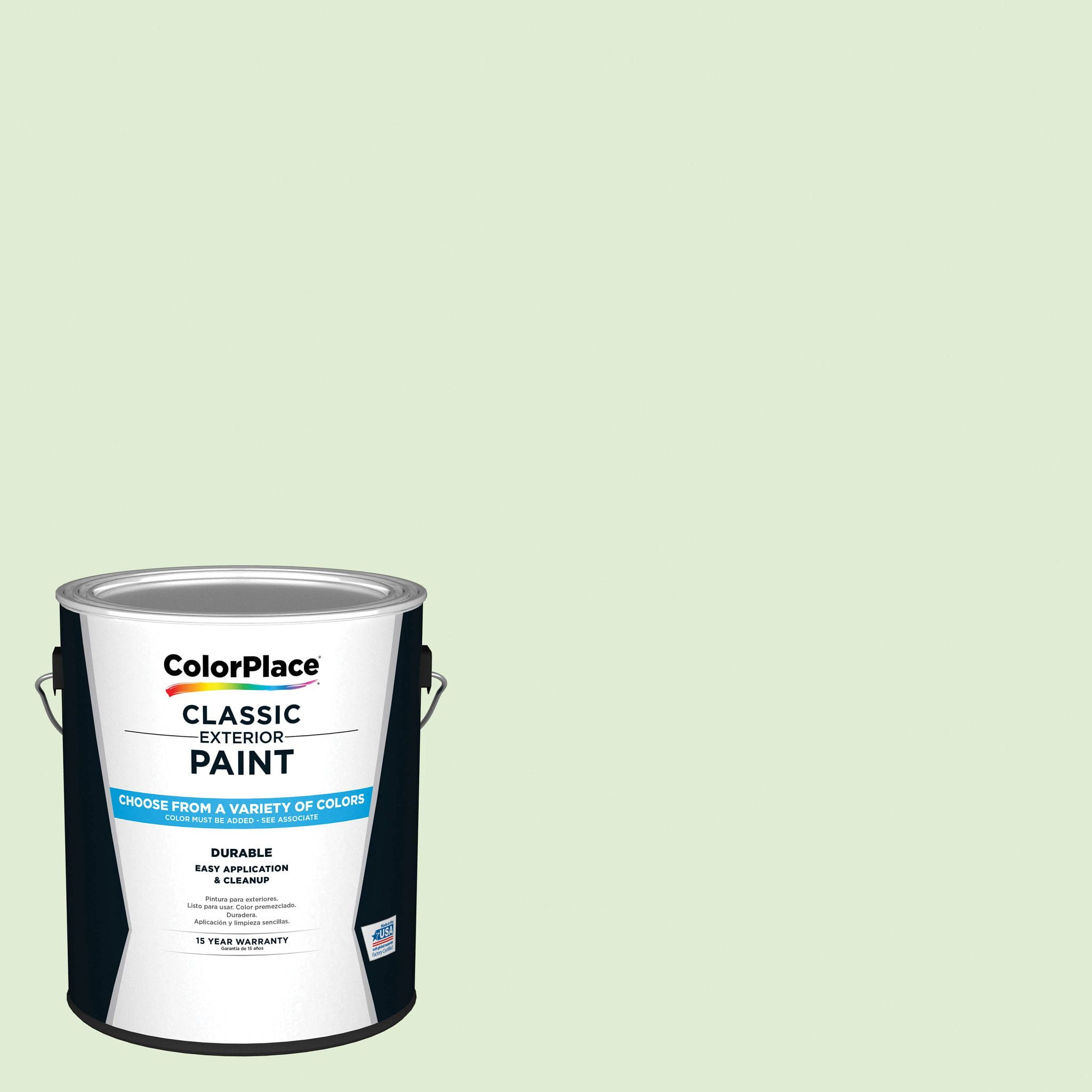 ColorPlace Classic Exterior House Paint, Mirror Lake Green
