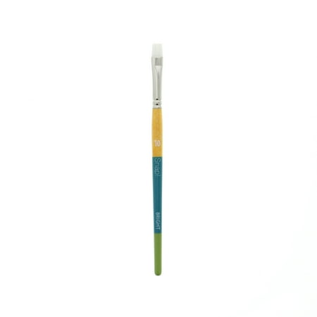 UPC: 0757063985149 | Princeton Brush Snap Short Handle White Nylon Taklon Brush  Bright  Shader  10