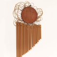 thumbnail image 3 of CHAO 18 campanillas de viento - Metal mate - Decoración exterior - Tono relajante (dorado), 3 of 4