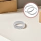 thumbnail image 3 of 2 unidades de sujetador de manga de camisa, brazalete elástico de metal, liga para manga, pulsera (blanco), 3 of 7