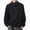 Black, variant on Brondbend Sweatshirts for Men Hoodies Men's Pullover Hoodies Long Sleeved High Neck Pullover Solid Color Fashion Loose Fit Tops Gym Workout Fall Winter Wear Black