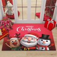 thumbnail image 1 of 40x60cm Christmas Decor Xmas Pattern Printed Mat Non Slip Outdoor Indoor Entrance Doormat Floor Mat, 1 of 1