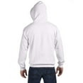 thumbnail image 2 of The Gildan Adult Heavy Blend 8 oz, 50/50 Full-Zip Hood - WHITE - 4XL, 2 of 2