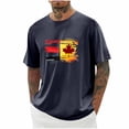 thumbnail image 1 of Camisetas de Manga Larga para Hombre Algodón Impresión Cuello Redondo Blusas de Moda Casual, 1 of 6