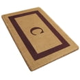 thumbnail image 3 of Heavy Duty Coir Doormat Single Picture Frame, Monogram C - Brown 22" x 36", 3 of 4