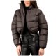 thumbnail image 2 of Ailaofu Women's Puffer Stand Collaraist Zipper Jackets Winter Warm Down Jacket Coat, 2 of 7