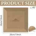 thumbnail image 2 of Square Ceramics Plate Forming Molds Wooden Pottery Molds Clay Pottery Molding Tools Ceramics Dish Plate Slump Mold MDF Pottery Forms for Handbuilding Plates DIY Craft Supplies 7.9 Inch BurlyWood 1pc, 2 of 9