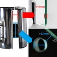 thumbnail image 2 of Bgsha Roues 23mm Haut Bas Rouleaux de Porte de Douche Haut et Bas, 2 of 9