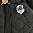 thumbnail image 5 of 5-16Y Girls Winter Warm Jacket Long Puffer Jackets Coat Kids Teens Water Resistant Parka Thicken Warm Coats Outerwear with Hood, 5 of 7