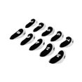 thumbnail image 1 of 10pcs Néoprène Golf Club Tête Couvre Coin Fer Housse de Protection Noir + Blanc, 1 of 9