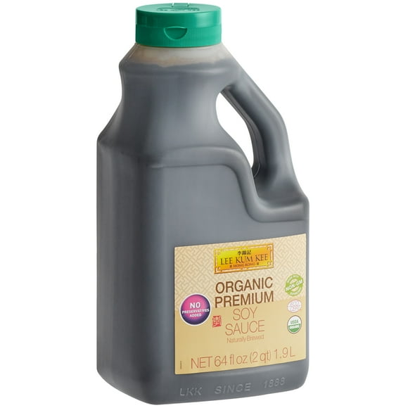 Lee Kum Kee Sauce Soja Bio 1/2 Gallon - 6/boîte