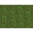 thumbnail image 1 of Ahgly Company Machine Washable Indoor Rectangle Transitional Dark Lime Green Area Rugs, 8' x 12', 1 of 7