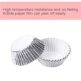 thumbnail image 2 of Toystoory Nuevo 100 piezas de papel de aluminio dorado/plateado/rojo/morado/verde para hornear muffin cup cake wrappers case Herramientas y accesorios para hornear plata Toystoory HA0096-05B, 2 of 6