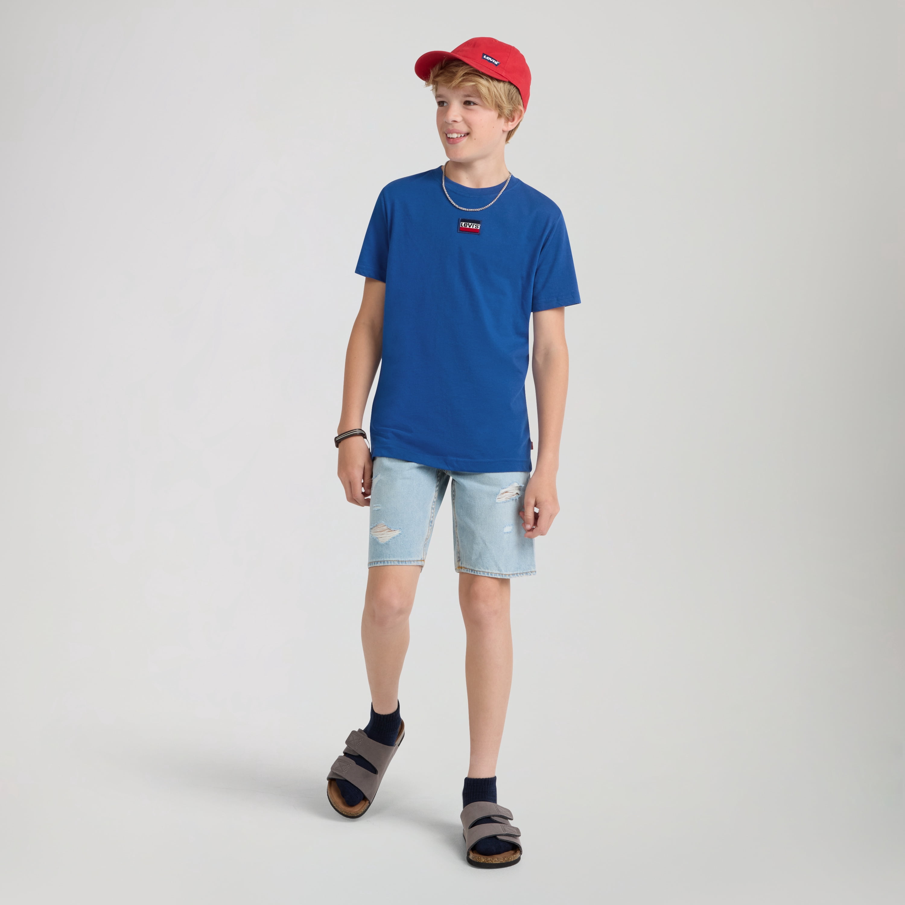 Levi's Boys' Logo Graphic Tee with Short Sleeves, Sizes 4-7