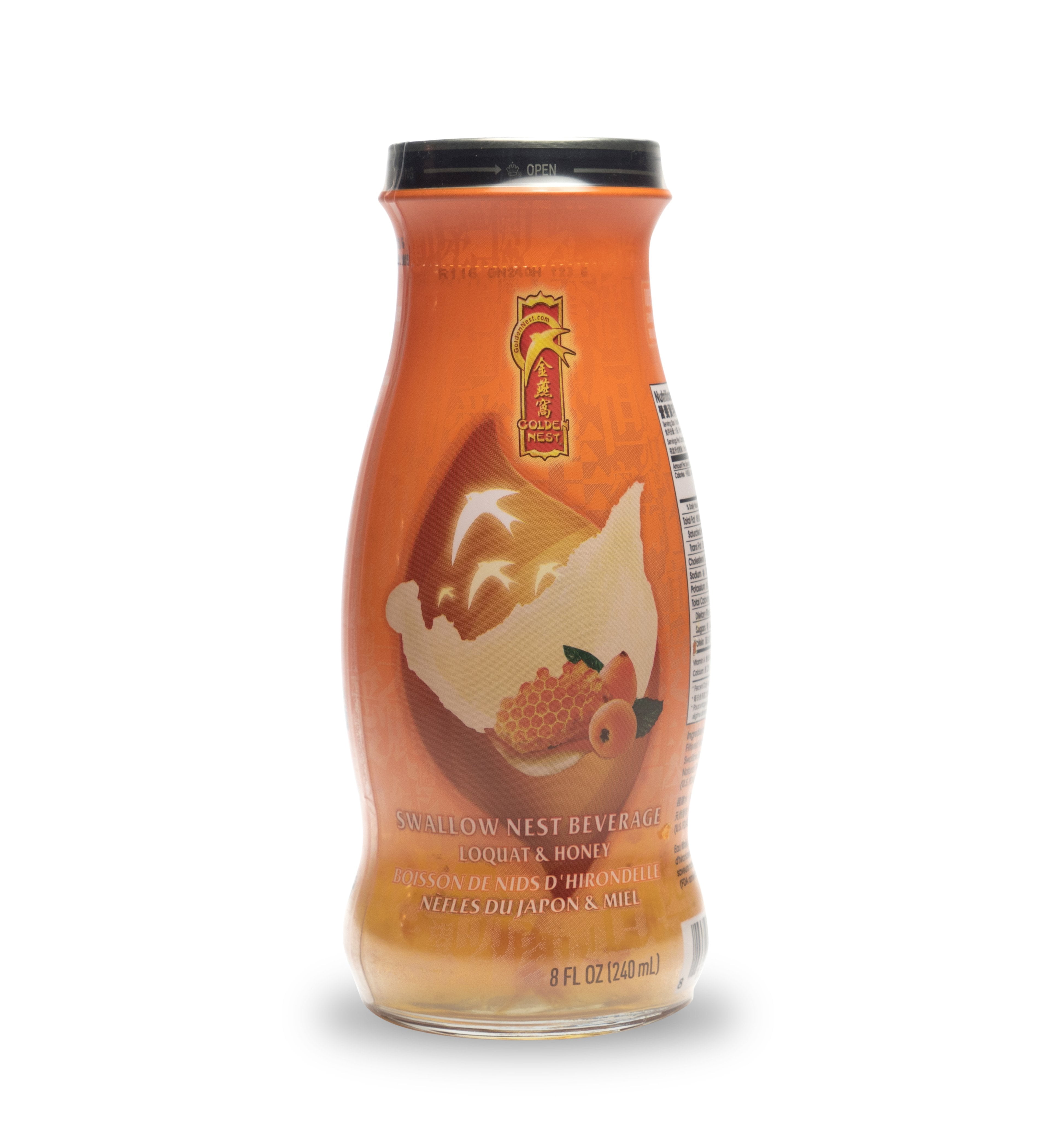 Premium Bird's Nest Drink Loquat and Honey 6 or 12 Bottles x 240ml