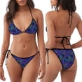 thumbnail image 3 of Saiise Turtles Pattern Women's Adjustable Bikini Set High-Cut Two-Piece Swimsuit for Beach Pool Party Tropical Vacation, 3 of 6