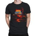 thumbnail image 2 of Vibrant 404 Not Found Glitch Art Men's T-shirt, 2 of 3