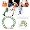 thumbnail image 4 of WAXIAYU Green Resin Handbag Handles Shoulder Strap Purse Chain Accessories, 4 of 7