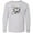 AC-Heather Grey, variant on Inktastic Soccer Breakthrough Long Sleeve Youth T-Shirt