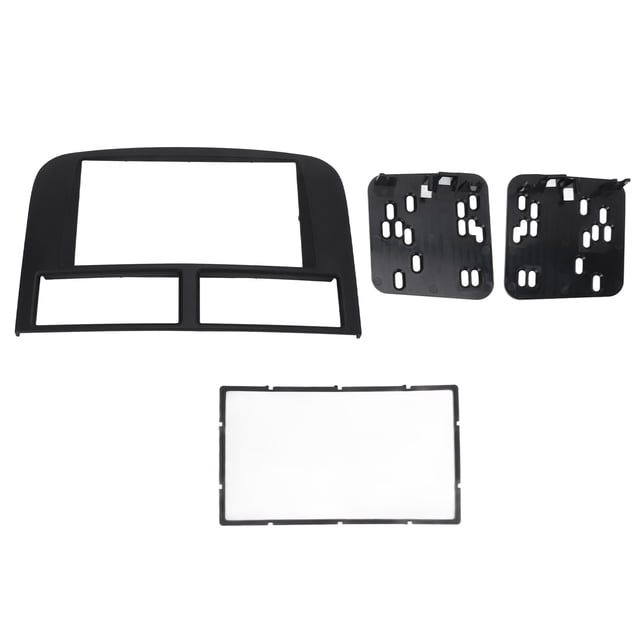 Ouitble Kit de Fascia de instalación de Tablero, Kit de moldura de instalación de Tablero Reemplazo de Bisel de Radio estéreo de 2 DIN para Grand Cherokee 1999-2004