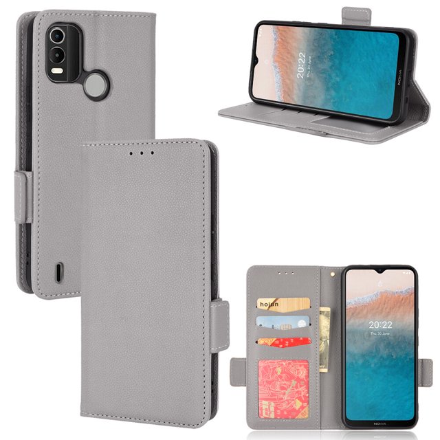 Nokia C21 Plus Case , PU Leather Flip Cover Card Slots Magnetic Closure Wallet Case for Nokia C21 Plus