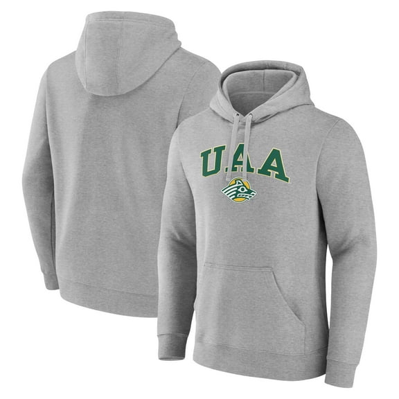 Men's Gray Alaska Anchorage Seawolves Campus Pullover Hoodie