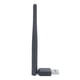 thumbnail image 2 of FELTECHELECTR Adaptador USB Wifi de 150 Mbps, antena Wi-Fi, adaptador USB, dongle Wi-Fi, receptor de señal Wifi de red inalámbrica sin unidad (negro), 2 of 6