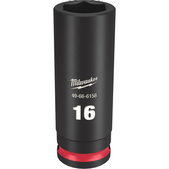 Milwaukee Tool SHOCKWAVE Impact Duty 3/8"Drive 16MM Deep 6 Point Socket