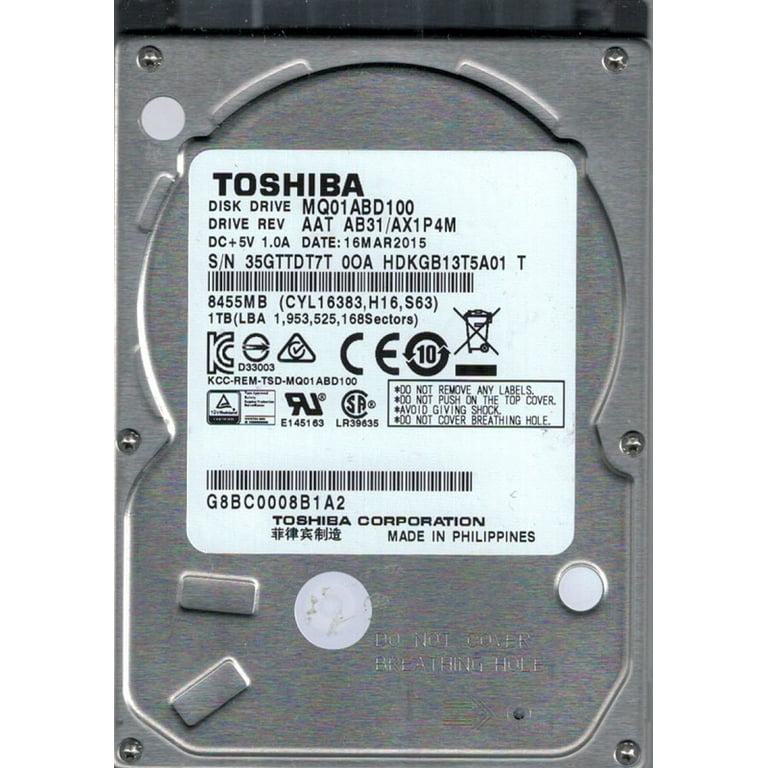 Disk drive mq01abd100 deals